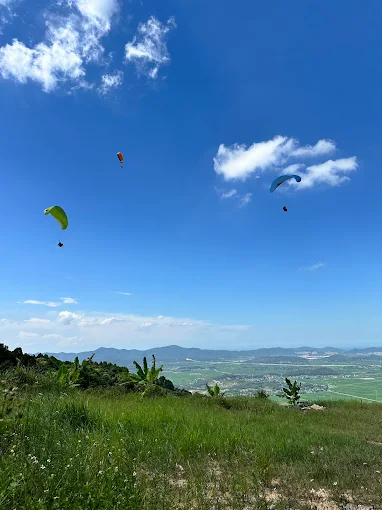 Bãi cất cánh dù lượn trên núi Đại Huệ (Nghệ An)
